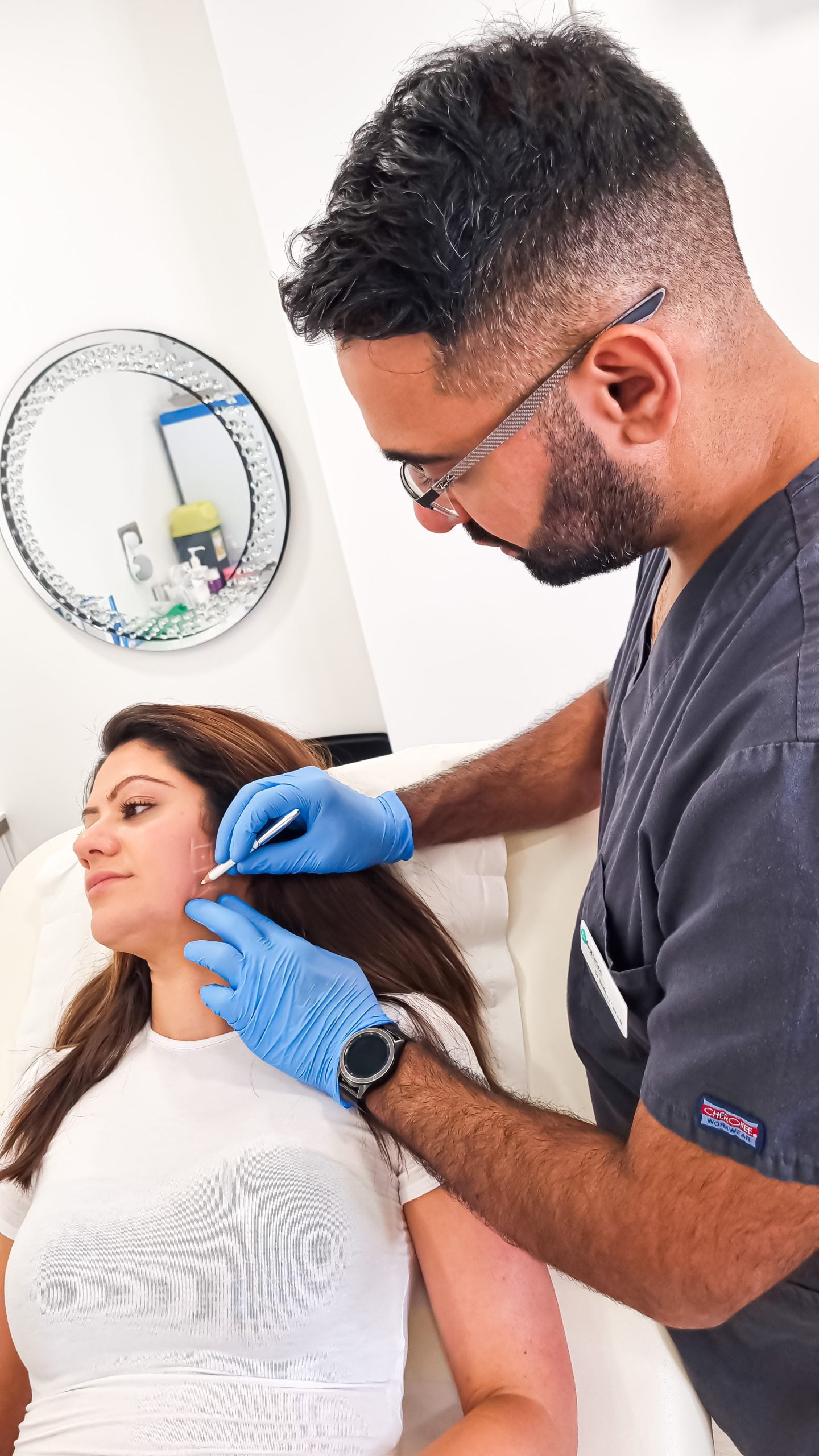 Botox injected in Masseter Muscle